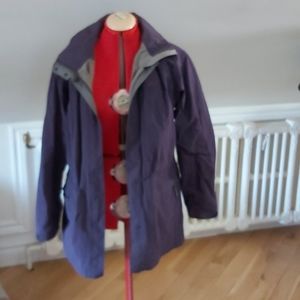 Large MEC purple raincoat
